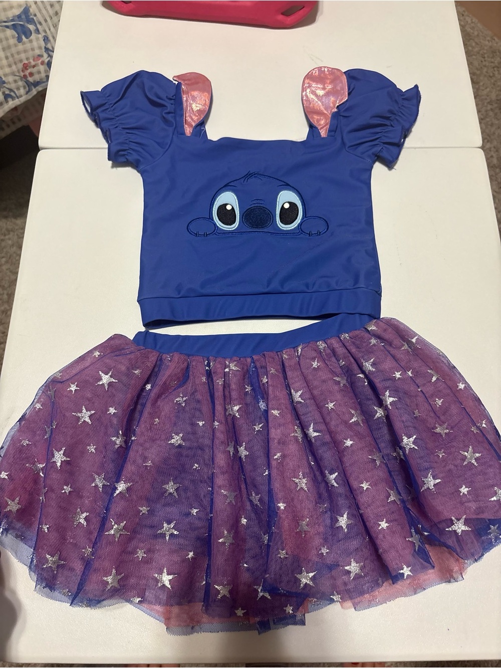 Smocked Sweets Stitch Swimsuit // 4T